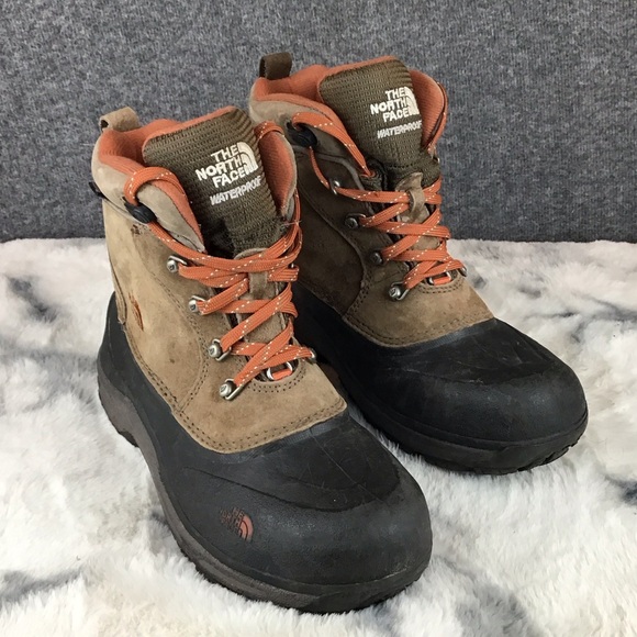 The North Face Brown and Black Snow Boots Size 6 - Picture 1 of 16